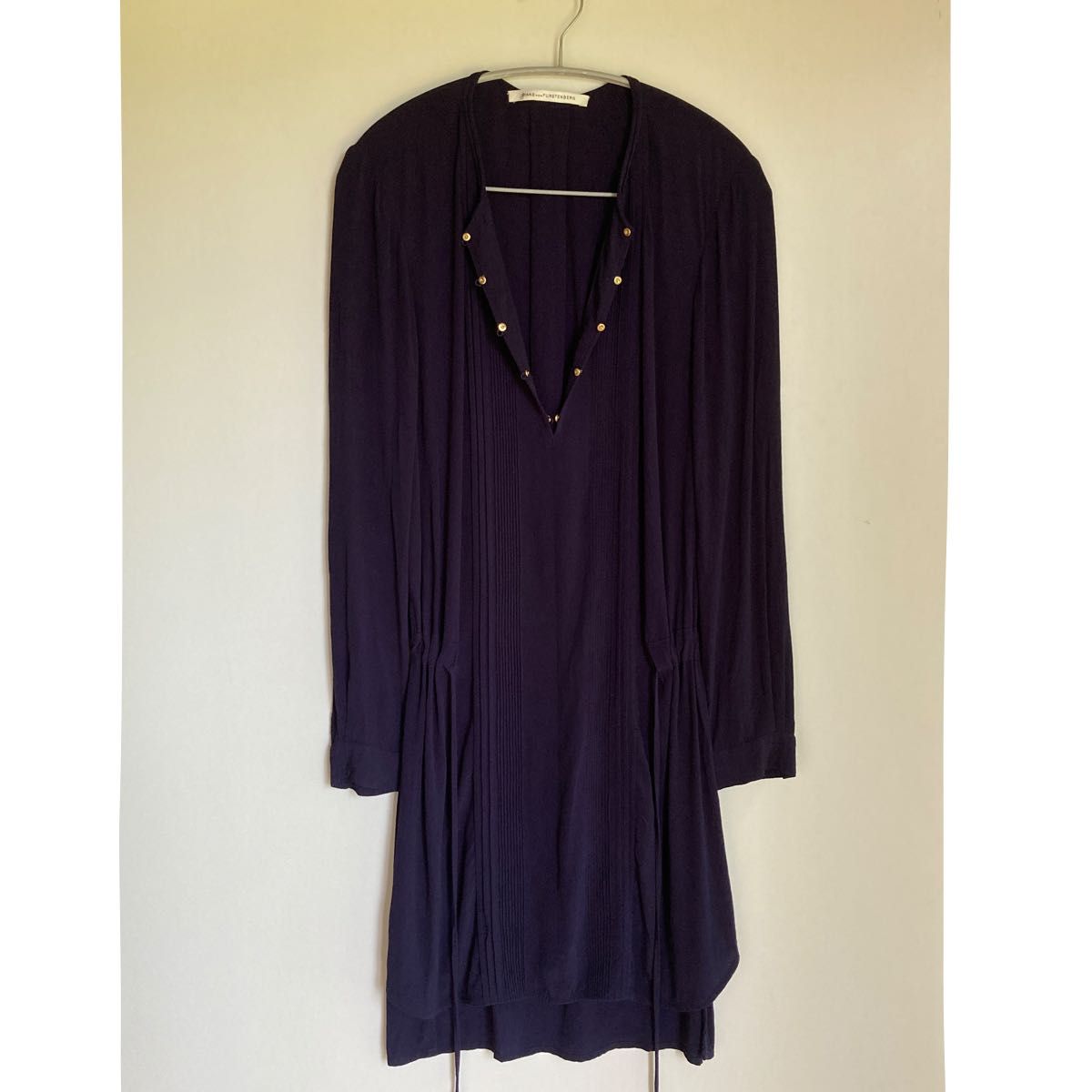 【DIANE von FURSTENBERG】関税込★長袖ドレスワンピース ダイアンフォンファステンバーグDIANE von FURSTENBERG SLICED