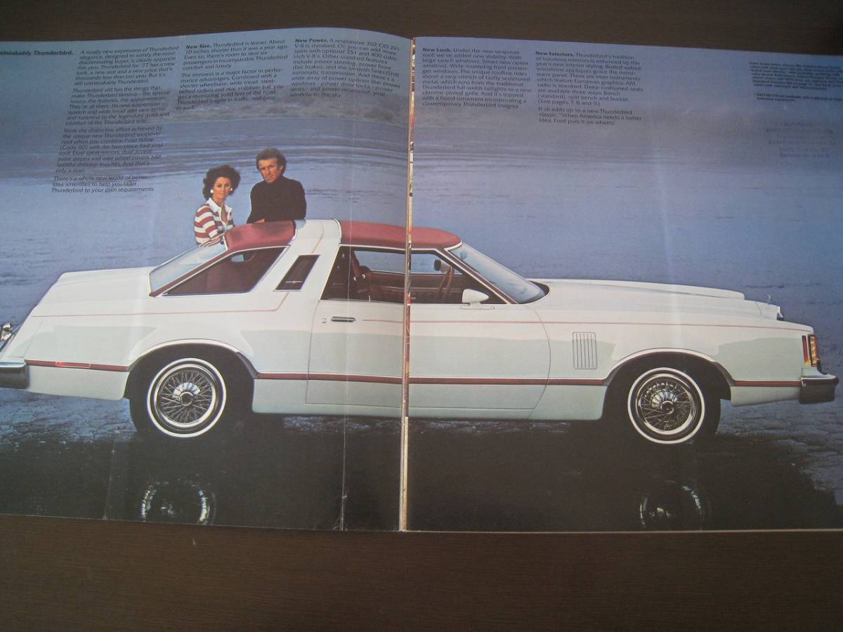 ★C3866 海外カタログ英語 フォード サンダーバード 1976_画像2