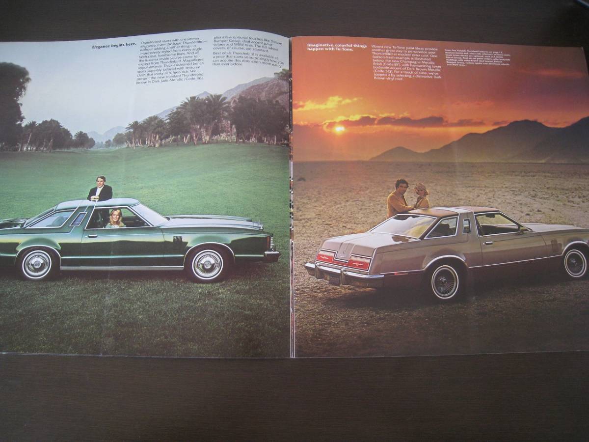 ★C3866 海外カタログ英語 フォード サンダーバード 1976_画像3