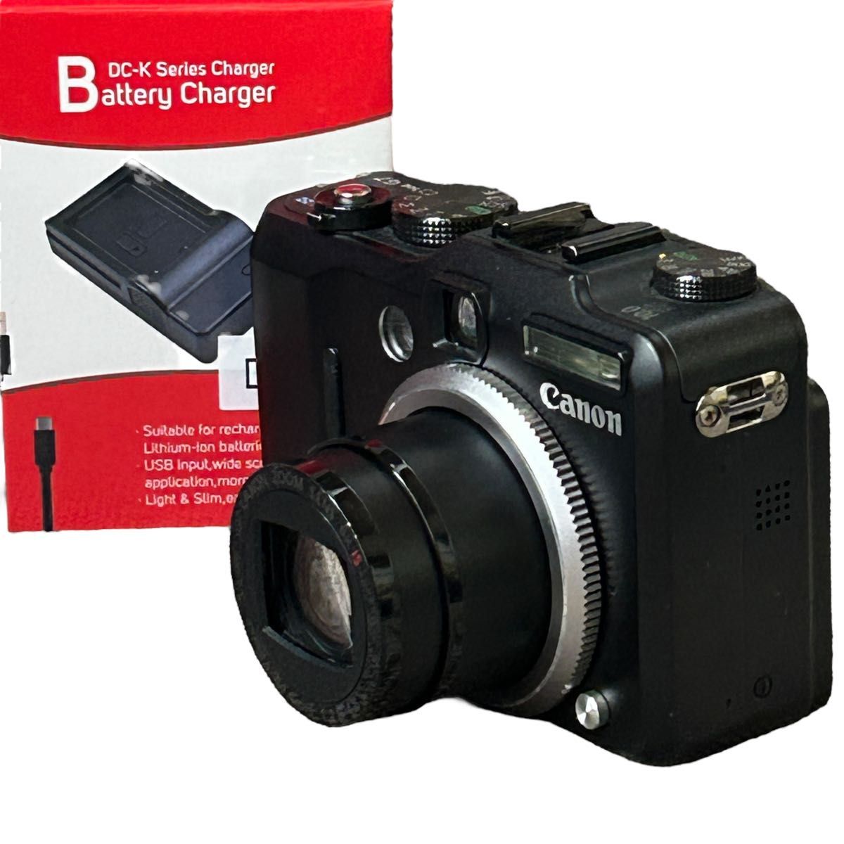 Canon PowerShot G7 オールドコンデジ 電池 充電器付き 黒 Canon PowerShot G7 オールドコンデジブラック 電池 充電器付き