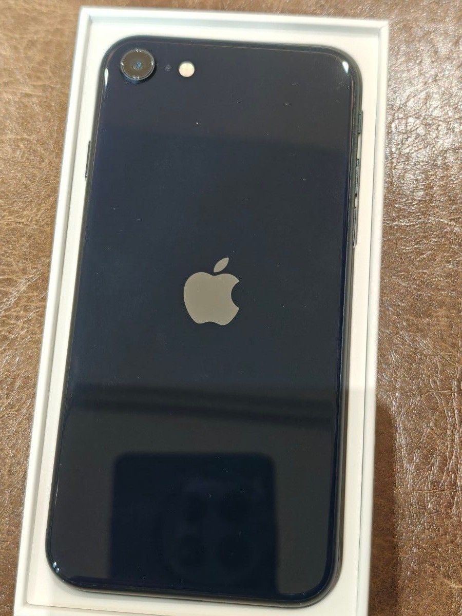 iPhone SE第3世代 128GB ミッドナイト バッテリー100% 超美品 iPhone SE 第3世代 128GB ミッドナイト バッテリー100