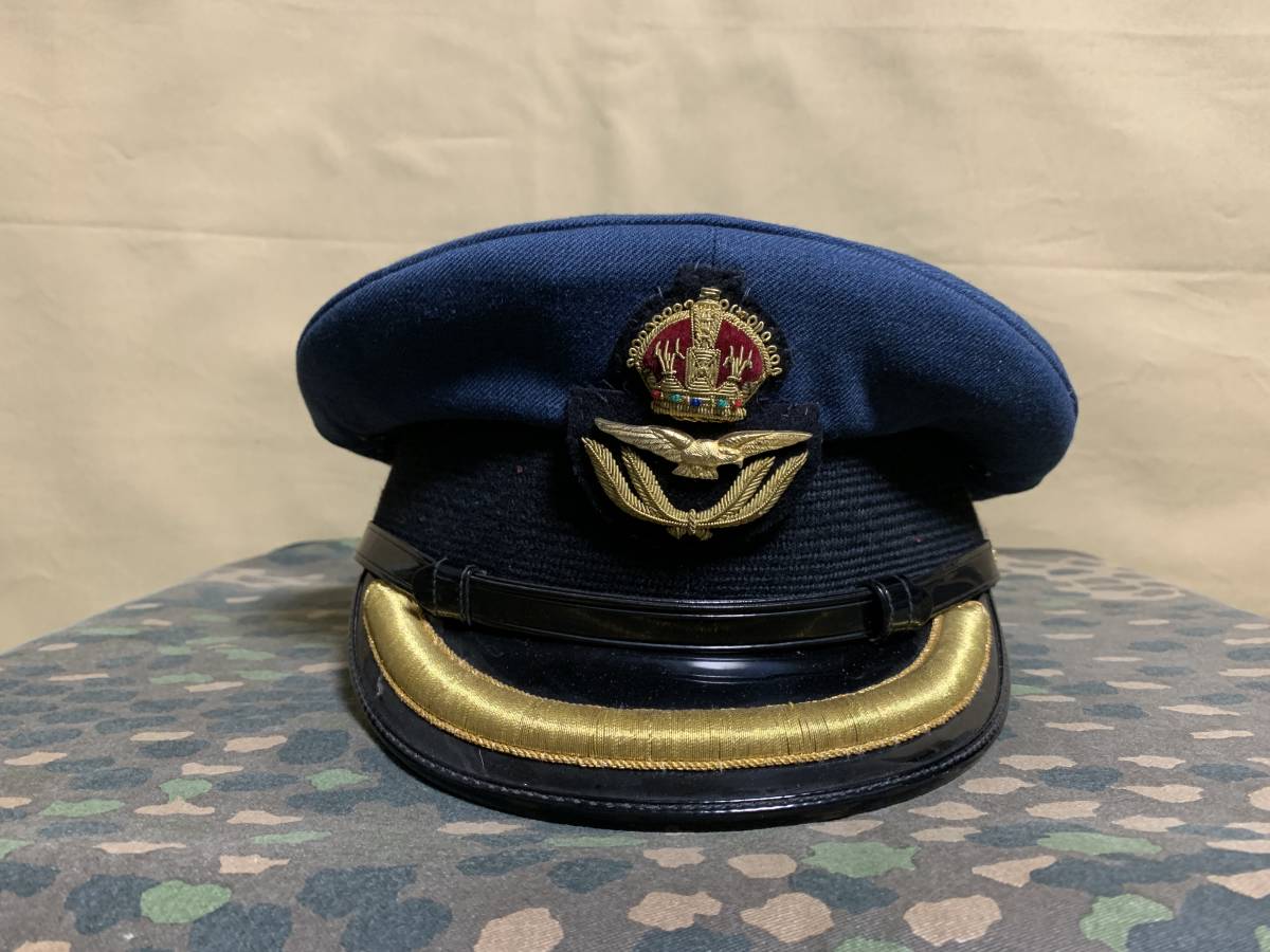 イギリス軍　RAF ロイヤルネービー 真贋不明　中古品　制帽　英軍　空軍　海軍 20_画像2