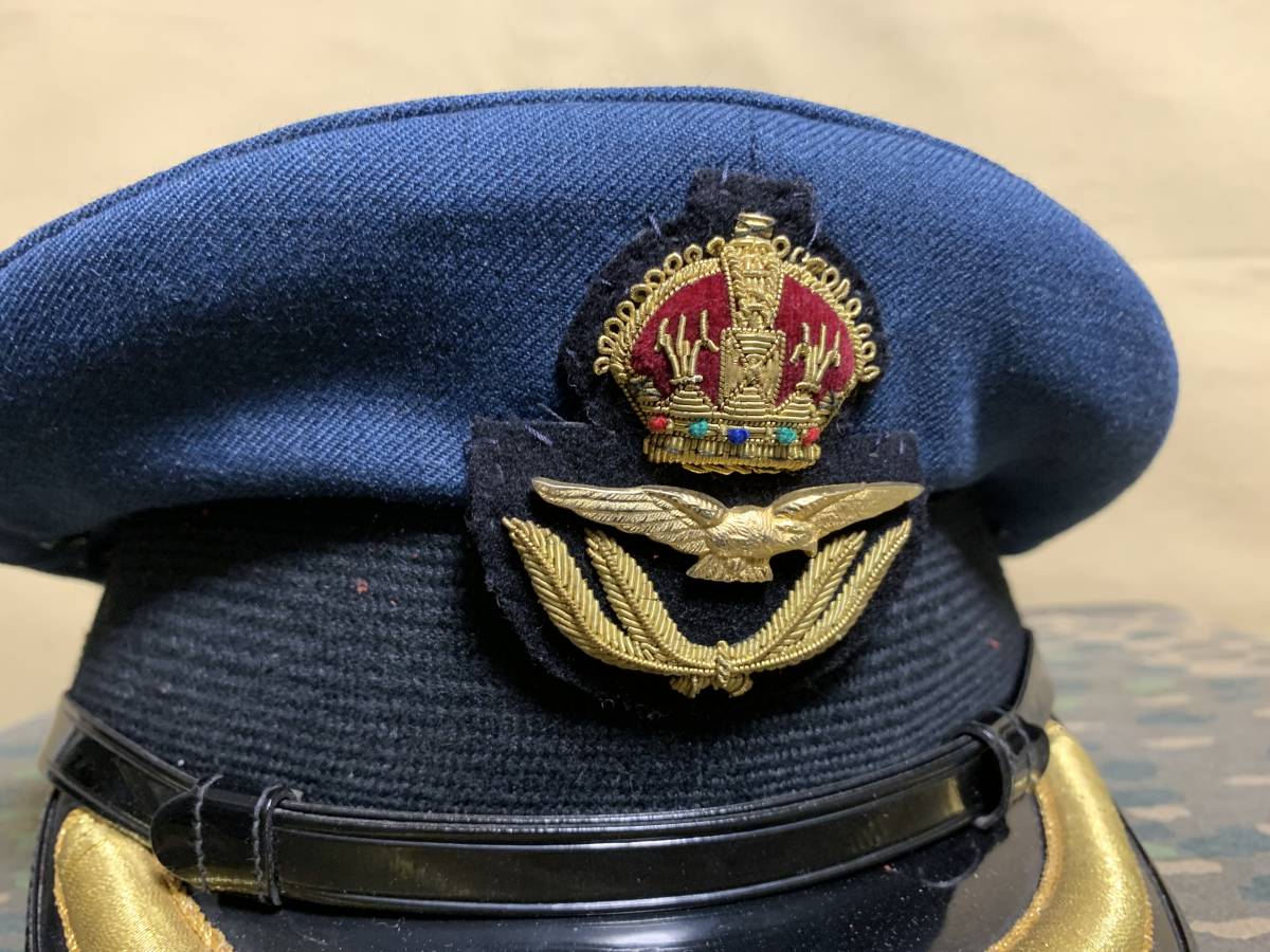 イギリス軍RAF ロイヤルネービー真贋不明中古品制帽英軍空軍海軍20 