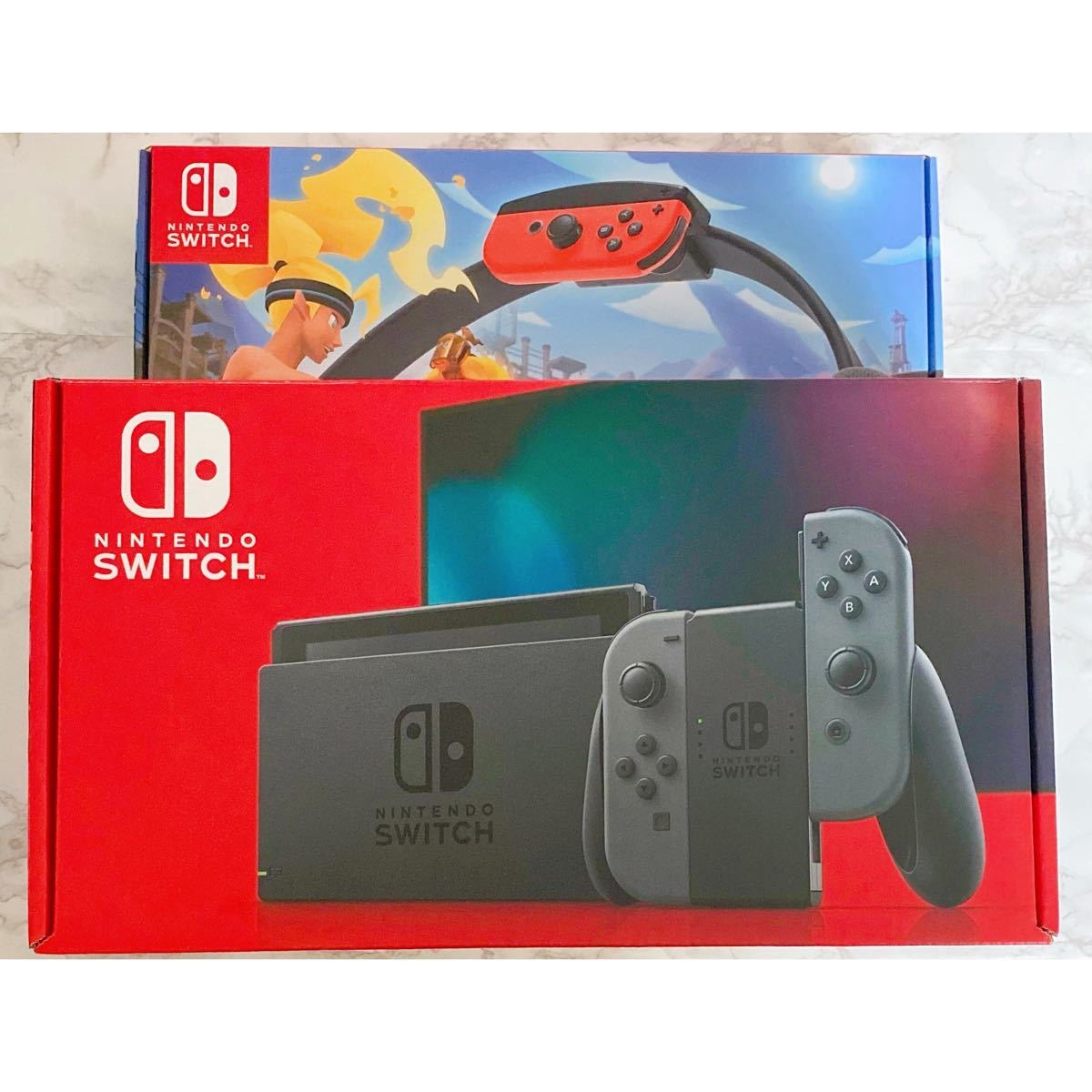 Nintendo Switch 新モデル本体 & リングフィット アドベンチャー