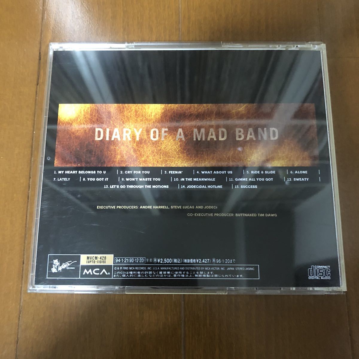 【CD】JODECI / DIARY OF A MAD BAND / 国内盤 / R&B / K-Ci & JoJo /_画像3