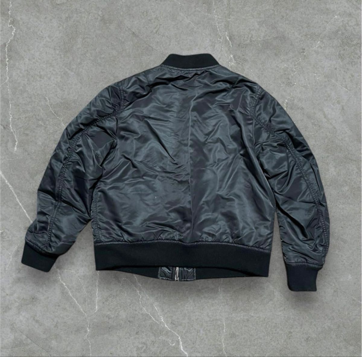 Archive y2k MA1 ボンバー フライトジャケット 短丈 Tech Ma1 短丈 ボンバージャケット designer archive Vintage punk