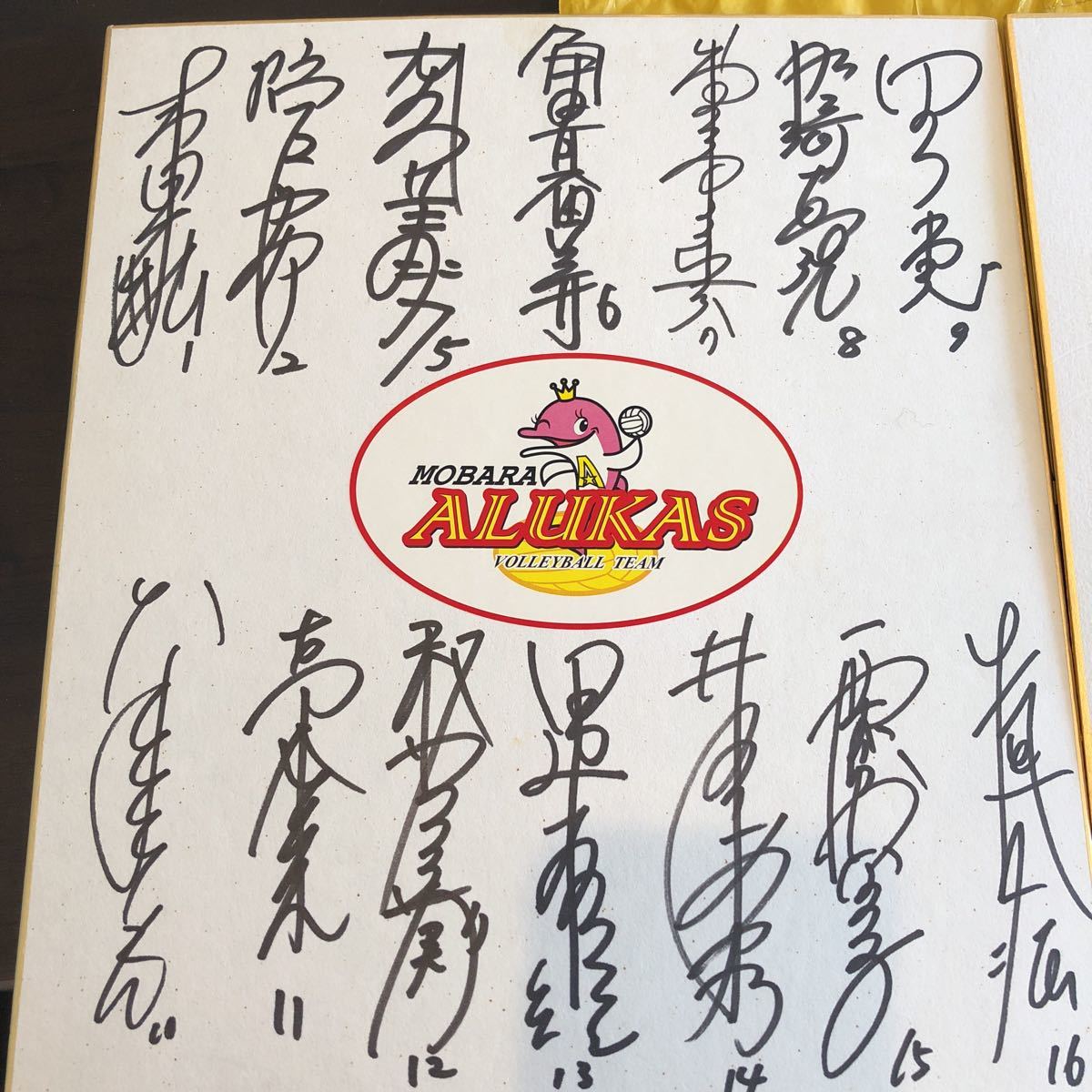 no. 11 раз V Lee g Osaka собрание автограф автограф волейбол MOBARA ALUKAS 2 шт. комплект 
