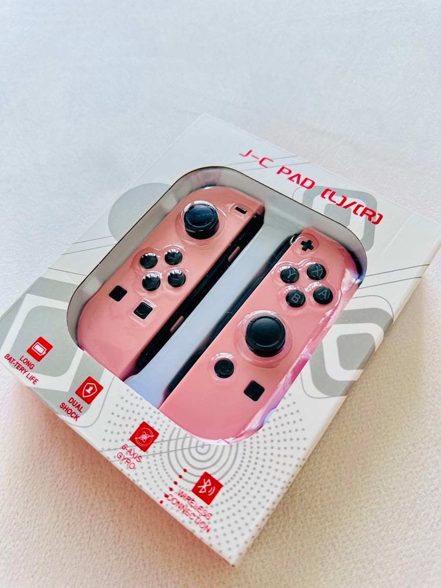 ムービングライトとコントローラー Switch ワイヤレスコントローラー ピンク LEDライト 新品未使用