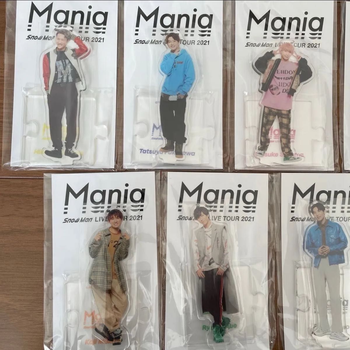 新品未使用未開封 Snow Man LIVE TOUR2021Maniaアクスタ 新品未開封】SnowMan LIVE TOUR 2021 Mania アクリルスタンド