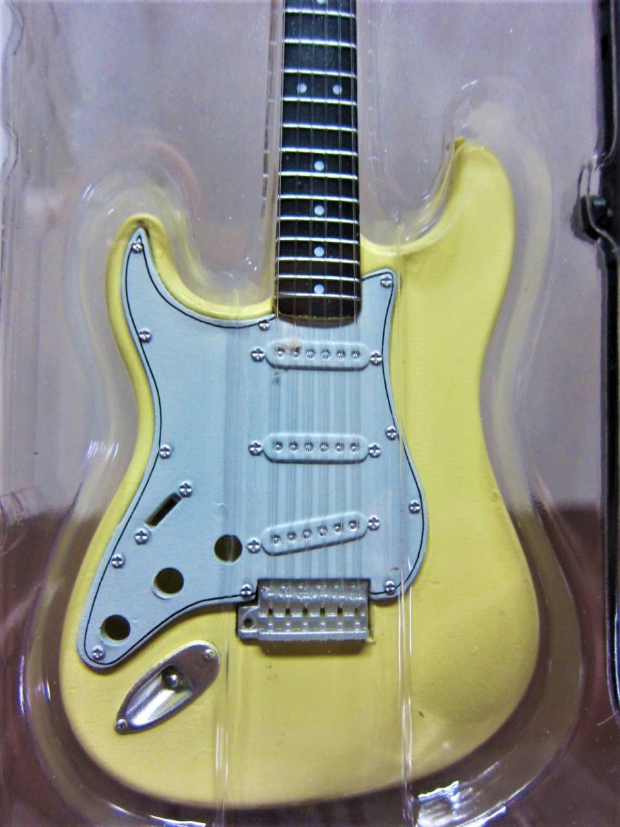  крыло * гитара * коллекция 2*1.\'68 Fender Stratocaster LeftHand(Olympic White)*1/8 миниатюра *F-toys2008