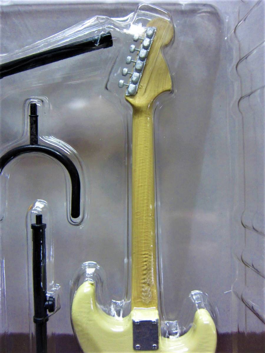  крыло * гитара * коллекция 2*1.\'68 Fender Stratocaster LeftHand(Olympic White)*1/8 миниатюра *F-toys2008
