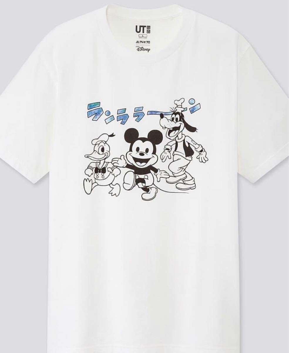 ユニクロ　ミッキーアート　Tシャツ　メンズMサイズ　新品タグ付き