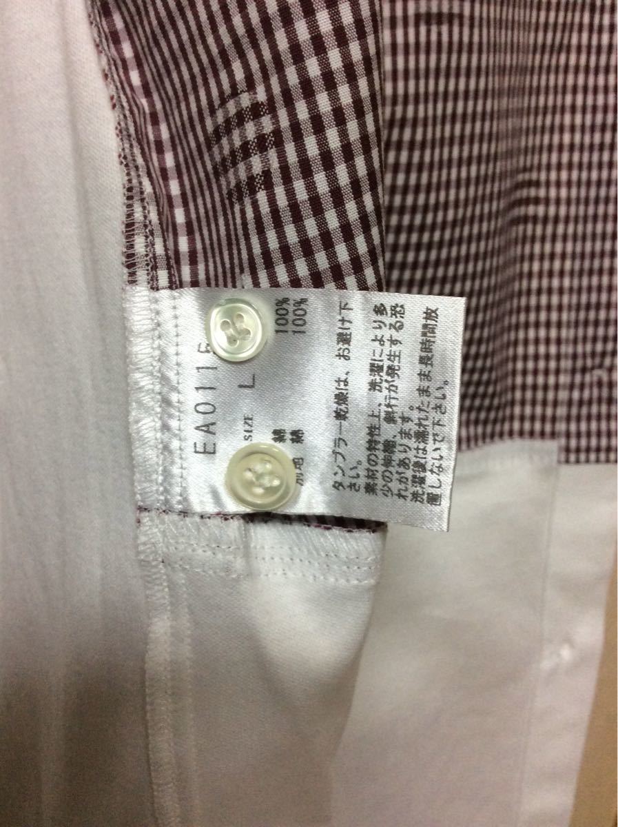 タビ インターナショナル 新品未使用 Lサイズ 綿100% 長袖シャツ
