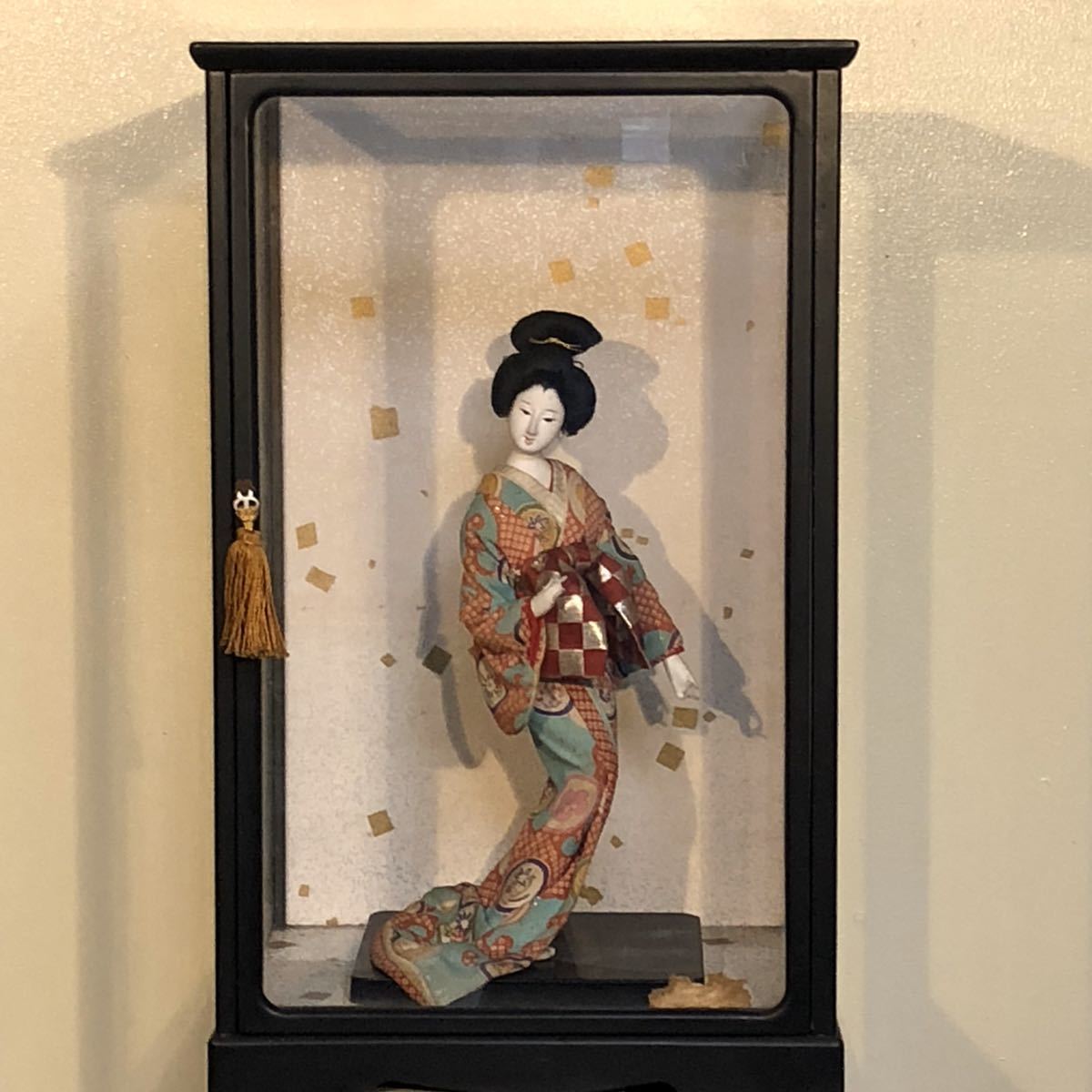 日本人形 ケース入り　着物　和服　日本伝統_画像1