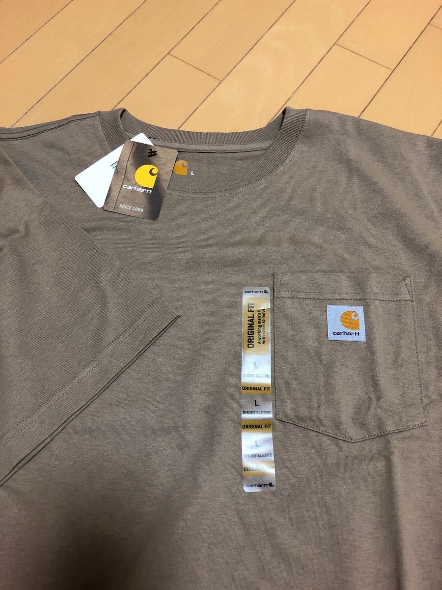 carhartt ポケットTシャツ大きめLサイズ