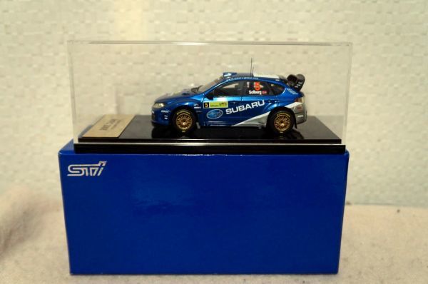 新作コレクション スバル インプレッサ WRC 2008 1/43 ミニカー