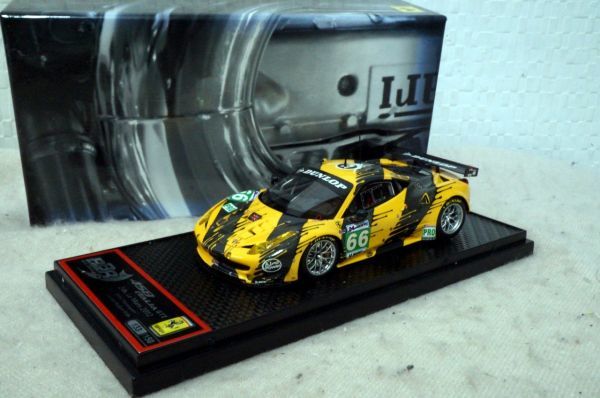 BBR フェラーリ 458 GT2 GTE PRO Le Mans 2012 1/43 ミニカー_画像1