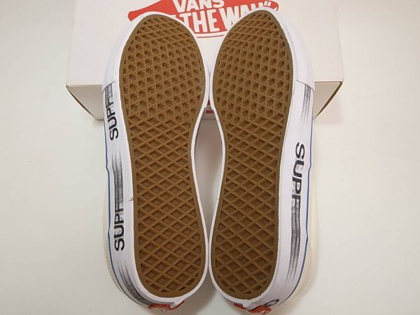 【即決 送料無料】Supreme x VANS ERA PRO 29.5cm US11.5 新品 Motion Logo スケシン SKATE THING シュプリーム モーション ロゴ 白 2016年