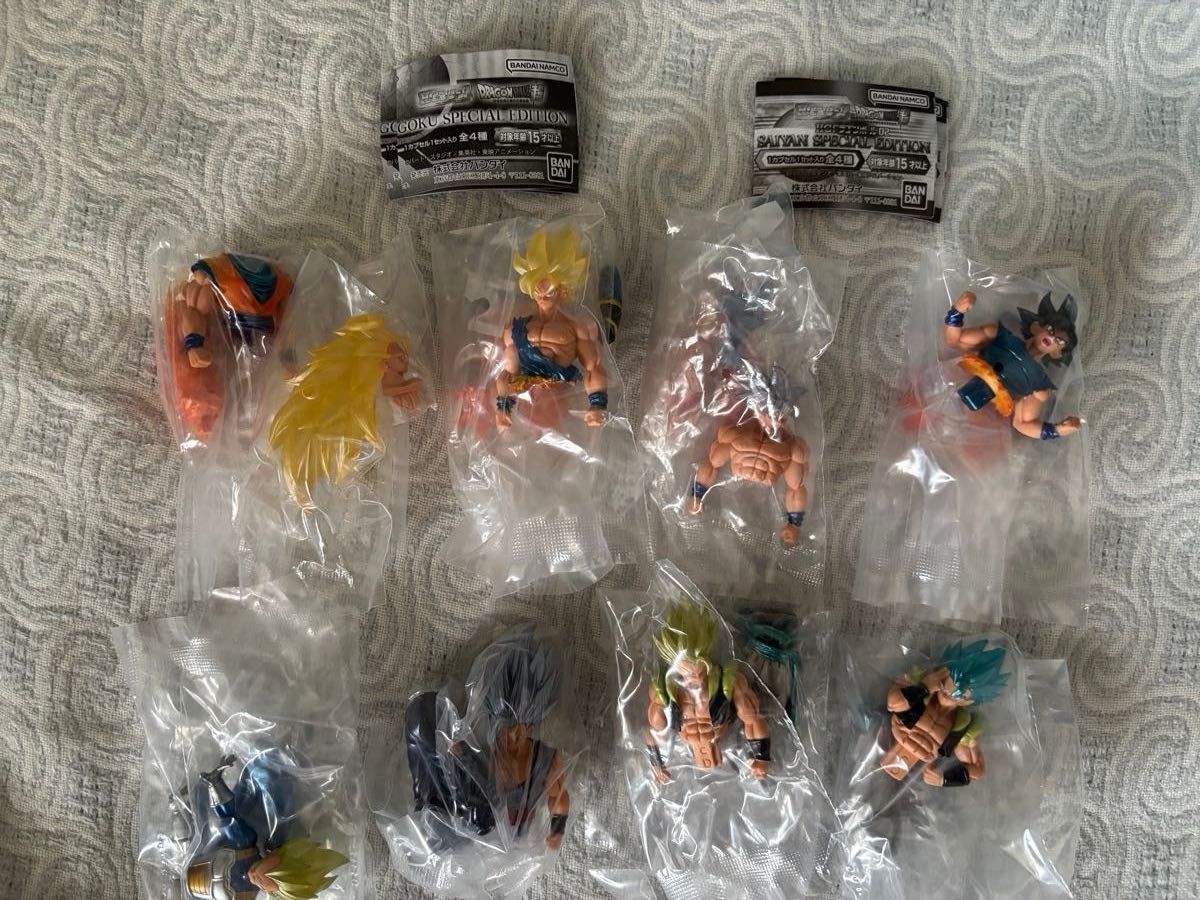ドラゴンボールアイテムコレクションvol.1.2フルコンプ HGドラゴンボール01 GOKU EDITION HG02 SAIYAN SPECIAL EDITION