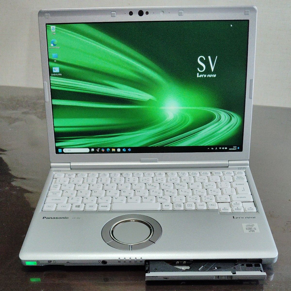 準美品 Let's note SV9 CF-SV9RDAVS DVD SSD Let's note CF-SV9 RDAVS DVD搭載 Win11 Office2021 SSD256GB