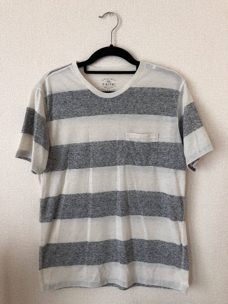 THE SHOP TK 半袖Tシャツ ボーダーTシャツ　メンズ