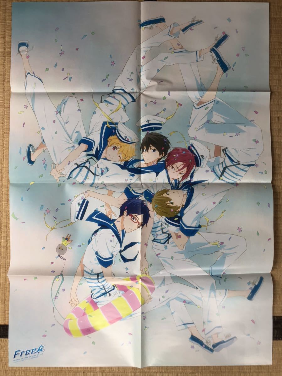 ★ポスター K アニメ Free! 七瀬遙 橘真琴 松岡凛 葉月渚 竜ヶ崎怜 周防尊 櫛名アンナ 草薙出雲 十束多々良 伏見猿比古 八田美咲 吠舞羅_画像1