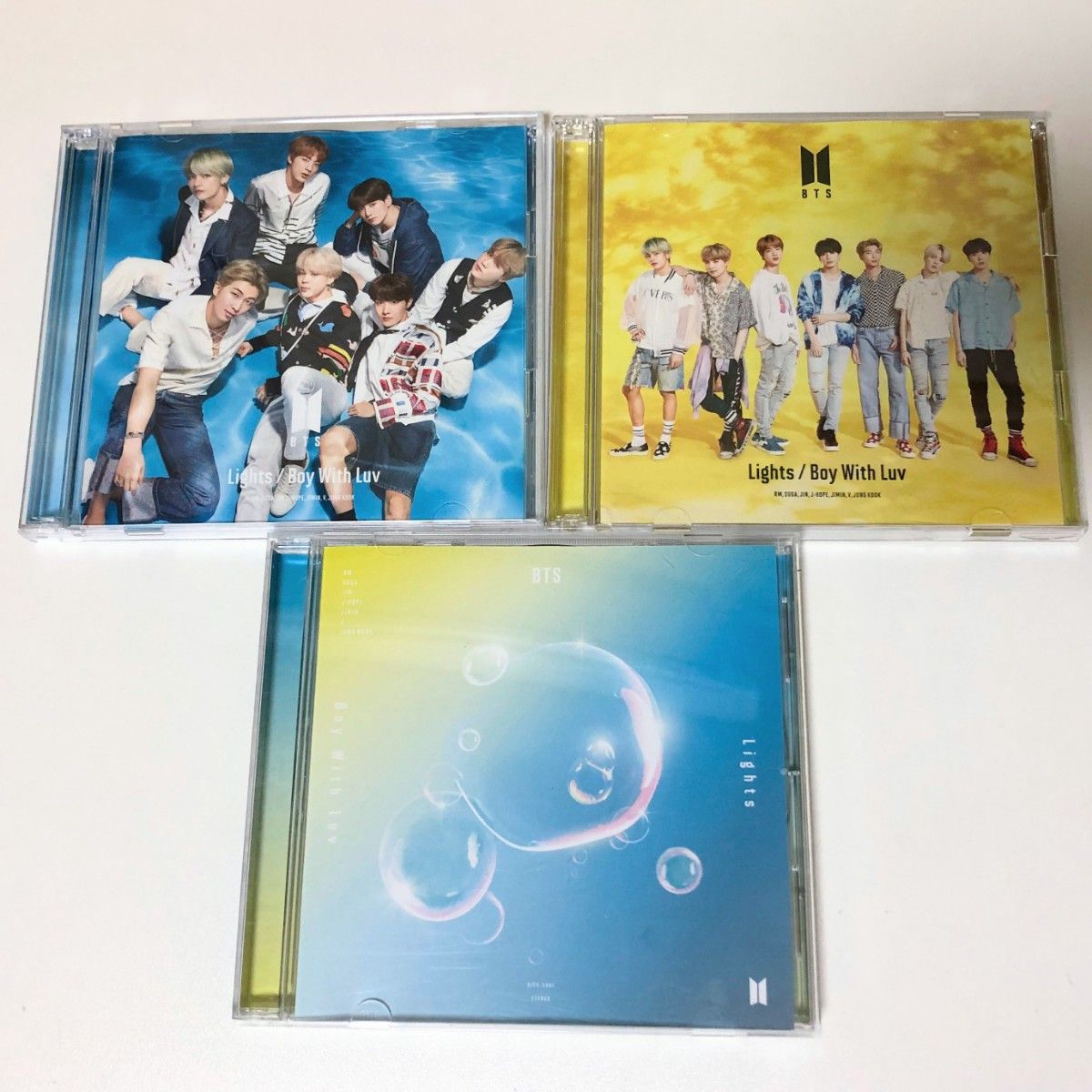 BTS CD セット BTS Lights / Boy With Luv CD DVD 3形態 初回盤 通常盤|Yahoo