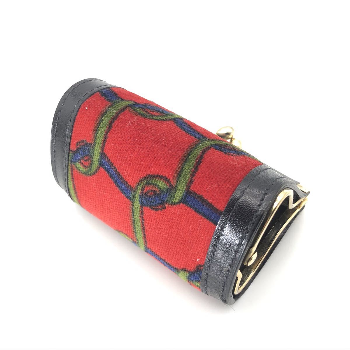  Roberta di Camerino velour coin case change purse .