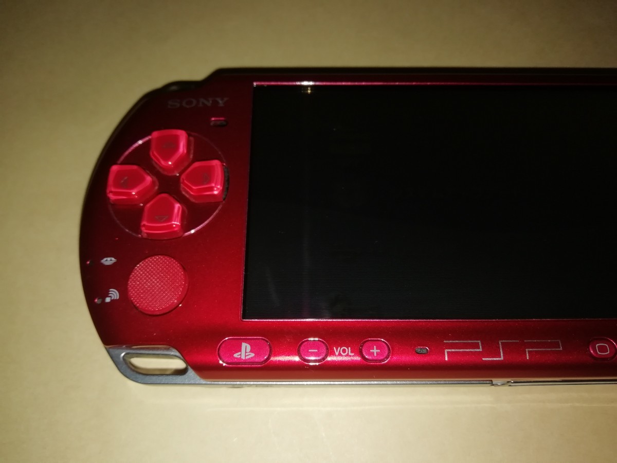   PSP-3000 本体 ラディアンレッド ジャンク