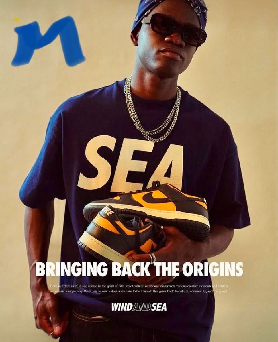 新品未使用 WIND AND SEA SEA S/S Tee L ネイビー 新品未使用 WIND AND SEA S/S Tee 新品未使用 サイズM ネイビー
