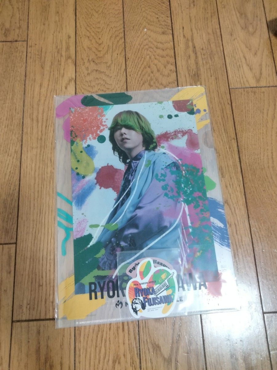 Mrs. GREEN APPLE クリアファイル ステッカー ミセスグリーンアップル一番くじ クリアファイル+ステッカー2枚