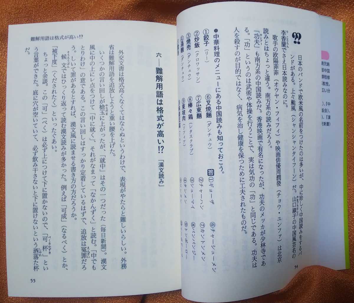 ☆古本◇読めそうで読めない漢字◇加納喜光□講談社◯1995年第9刷◎_画像10