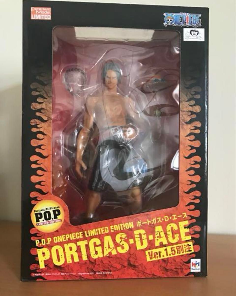 送料無料 新品未開封 ワンピース POP フィギュア エース 別注 ONE PIECE POP フィギュア エース ver 1 5別注|Yahoo!フリマ