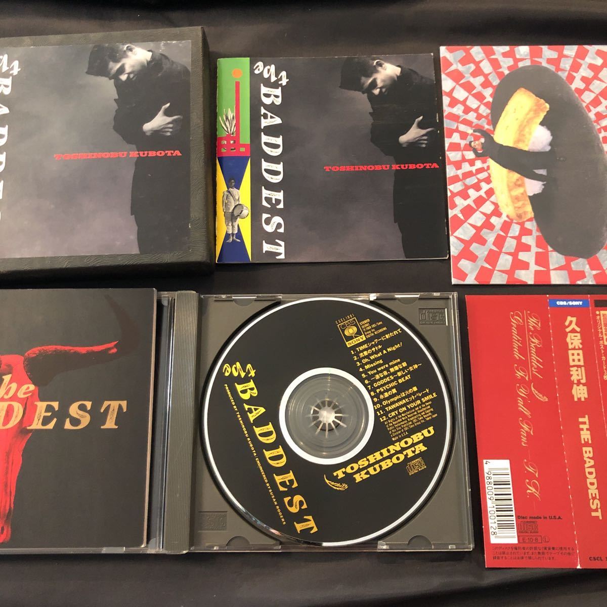 久保田利伸 THE BADDEST オリジナル・ボックス仕様 48ページスペシャルフォトブック オリジナル・ポストカード3枚 帯 アルバム CD 初回限定