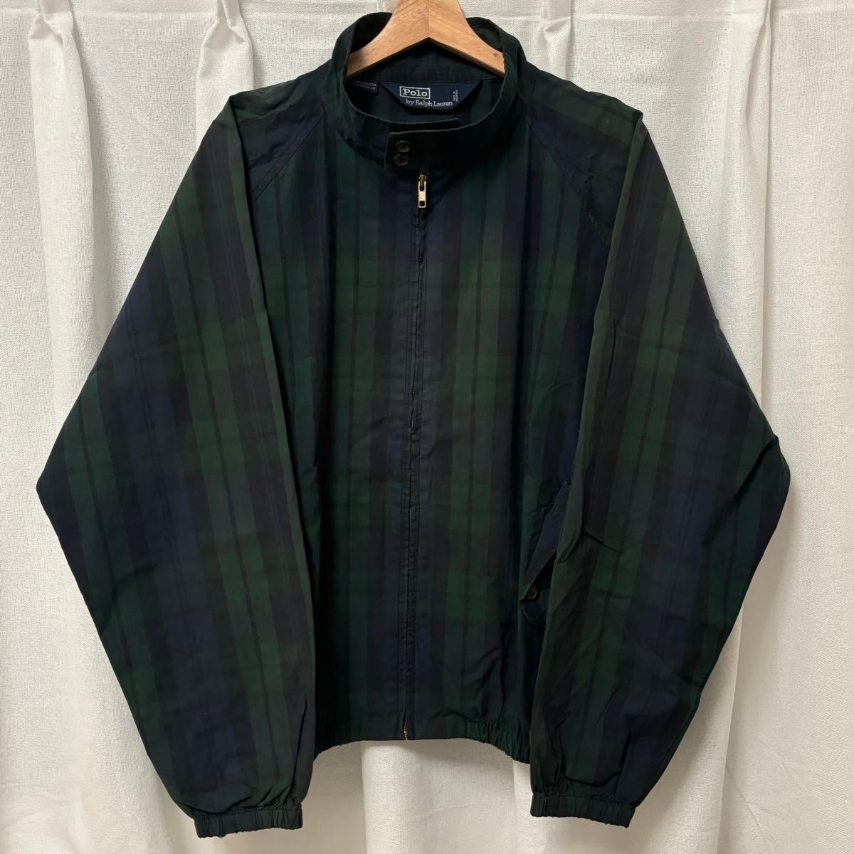 Ralph Laurenラルフローレン スイングトップ ブラック 90's Polo by Ralph Laurenブラックウォッチスイングトップ