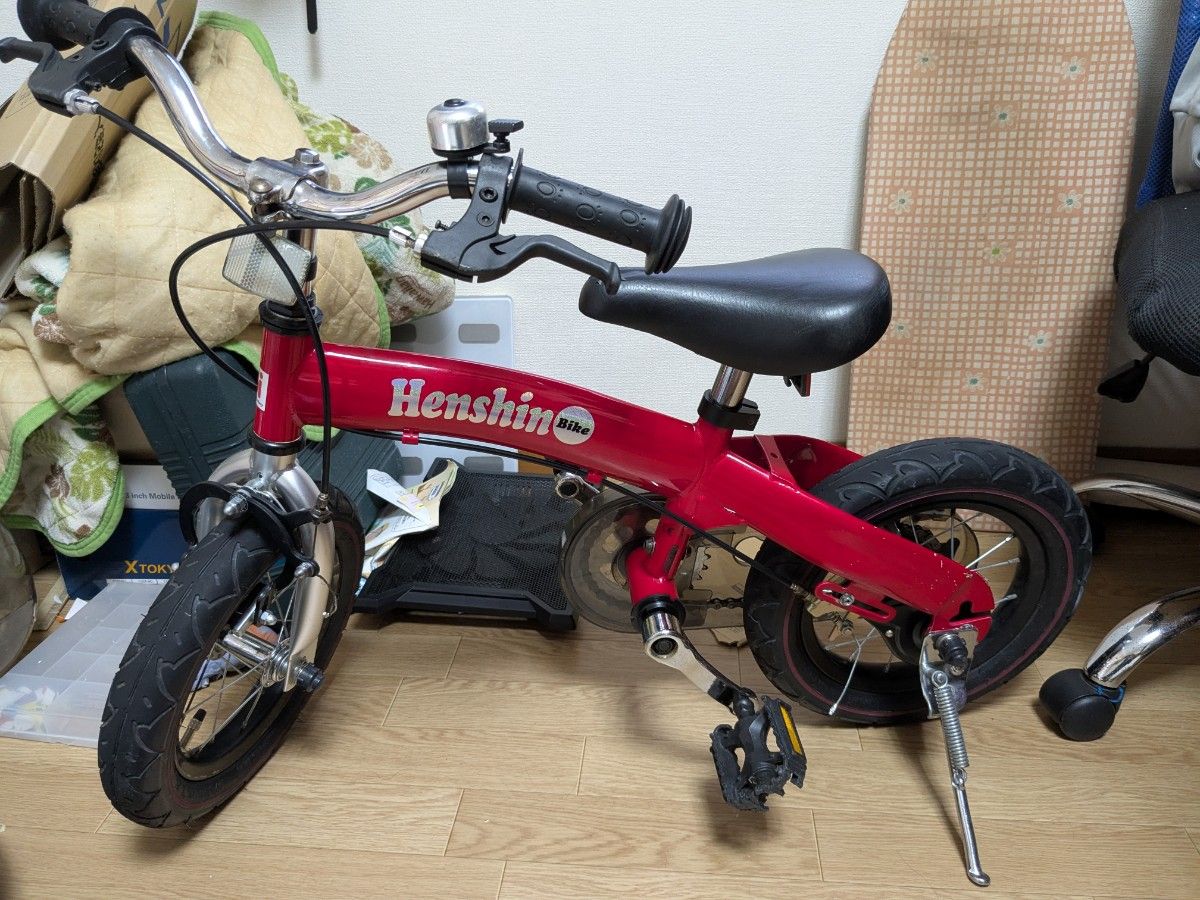 へんしんバイク レッド 赤 キックバイク ペダル自転車 Hensihn Bike Henshin Bike 変身バイク へんしんバイク レッド|Yahoo!フリマ