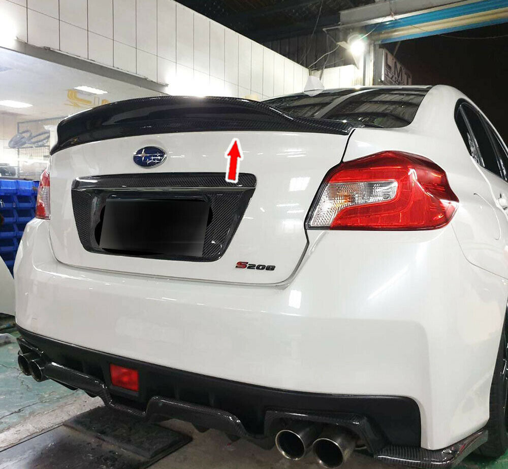 スバル WRX STI カーボン リア トランクスポイラー | www