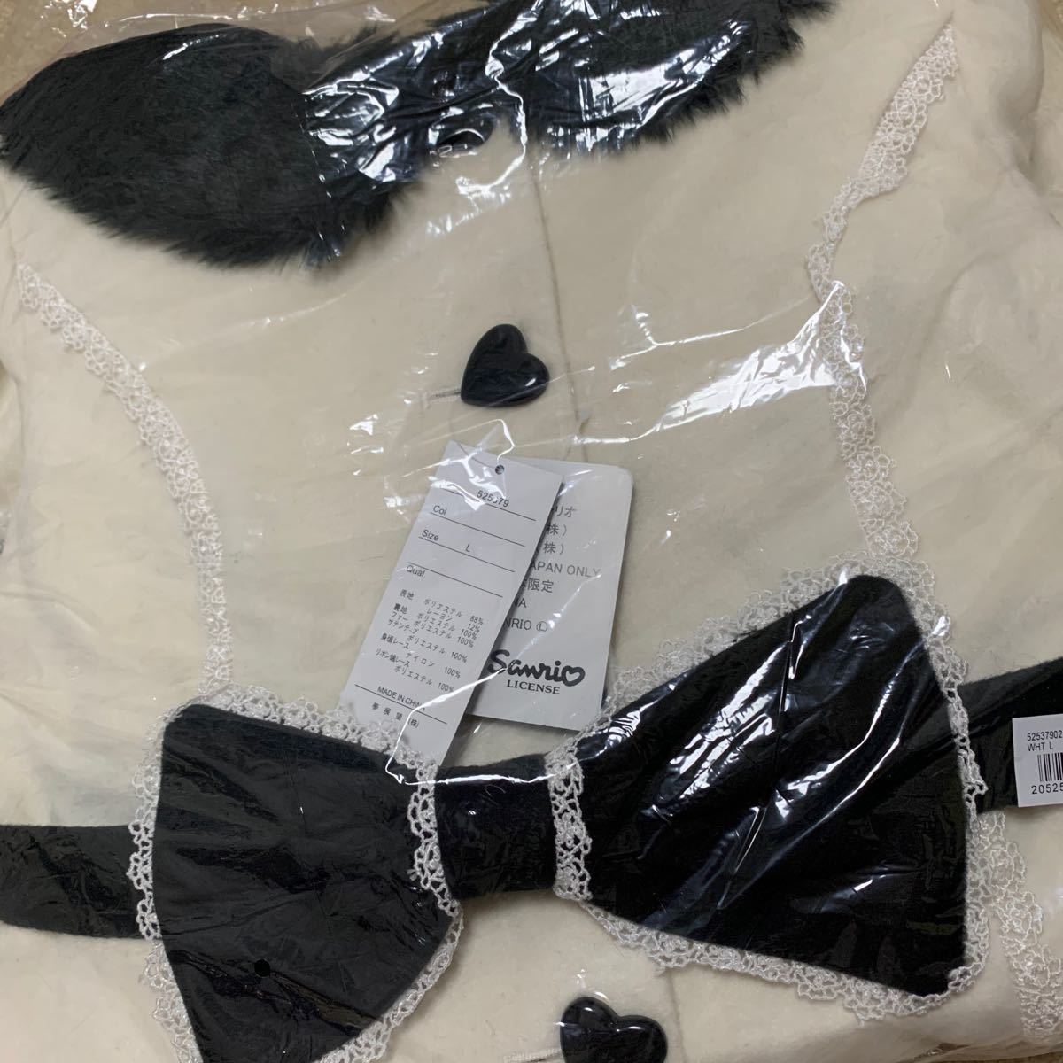 新品未使用【夢展望】クロミコラボコート【DearMyLove】Lサイズ 新品未使用【夢展望】クロミコラボコート【DearMyLove】Lサイズ