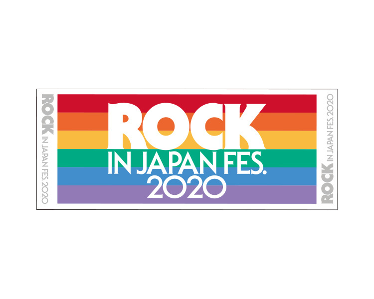 フェイスタオル/ROCK IN JAPAN2020／ロッキン2020／ロックインジャパン
