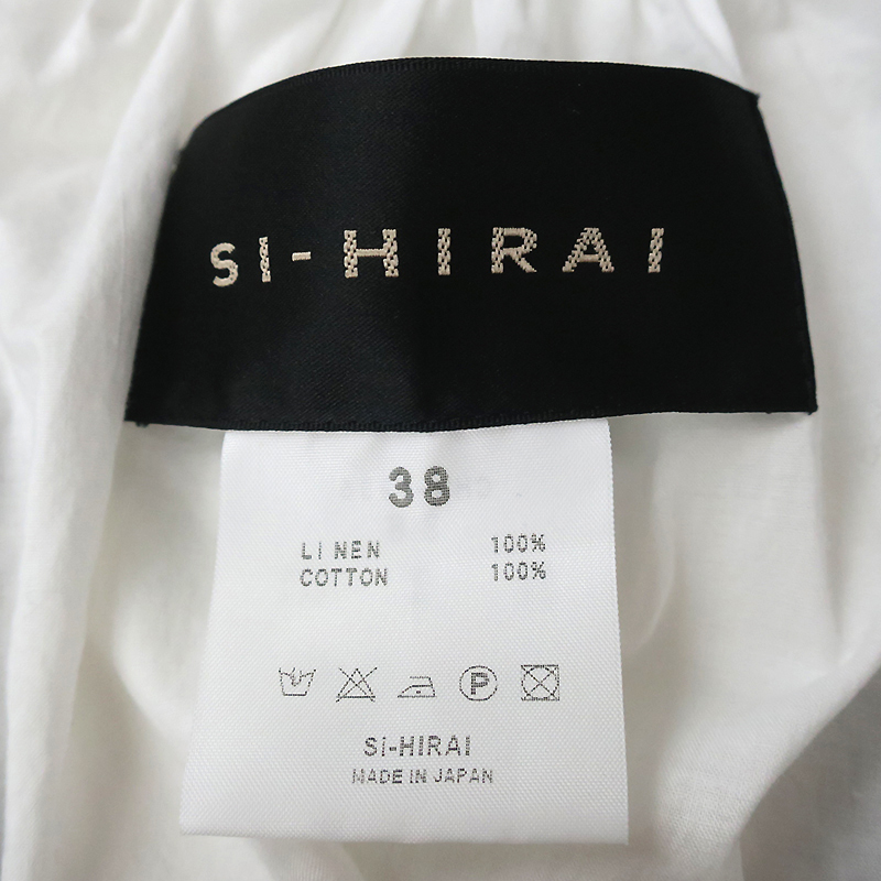 SI-HIRAI スーヒライ　風合いのあるリネン素材◎ギャザーチュニック　38_画像10