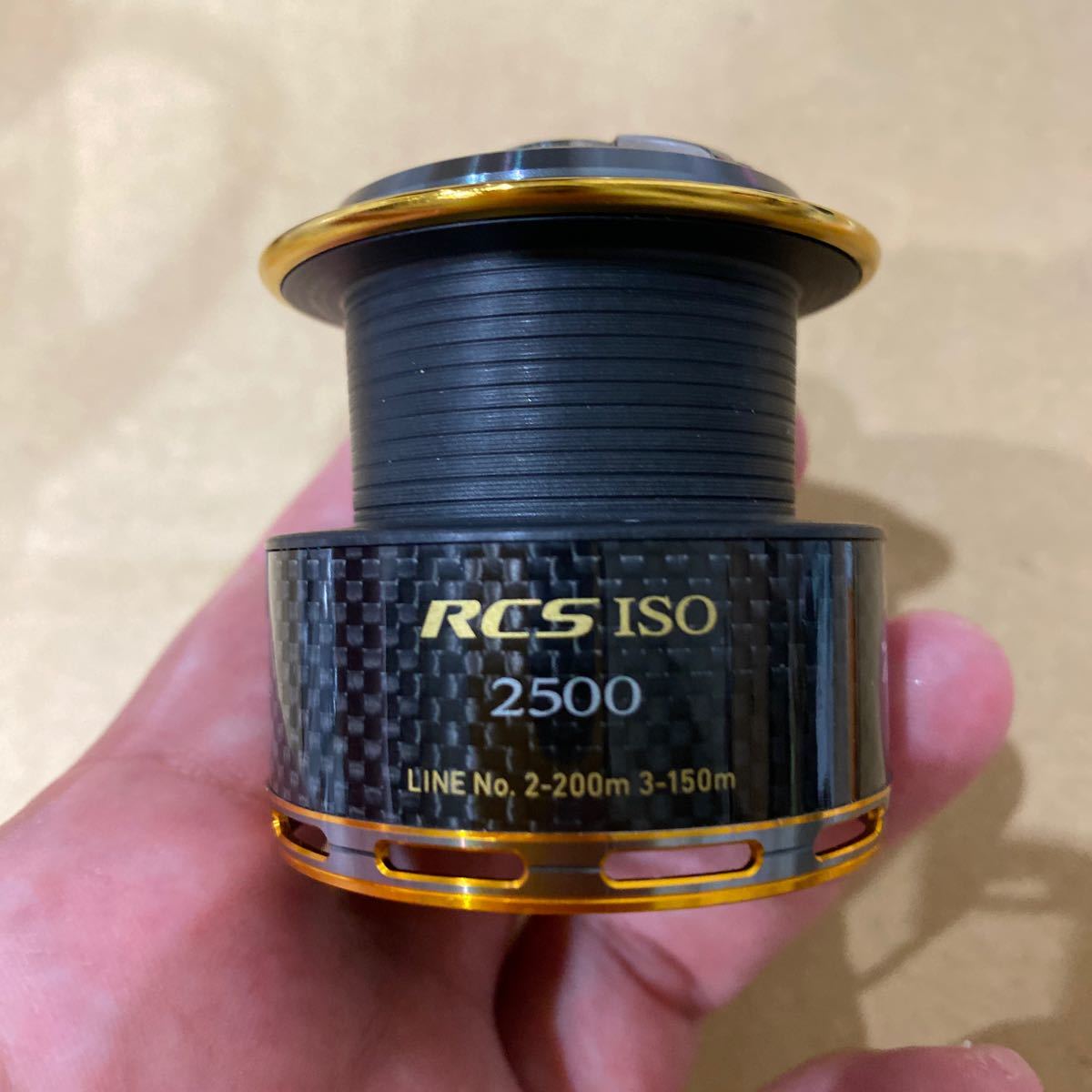 希少 ダイワ カーボン ハイブリッド スプール RCS ISO 2500 希少 ダイワ カーボン ハイブリッド スプール RCS ISO 2500