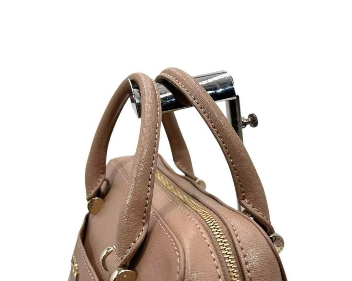 新品未使用 保管品FURLA フルラ ハイパー 2WAYバッグ ベージュ レザー 美品 FURLA フルラ ショルダーバッグ 2way レザー ベージュ ロゴ