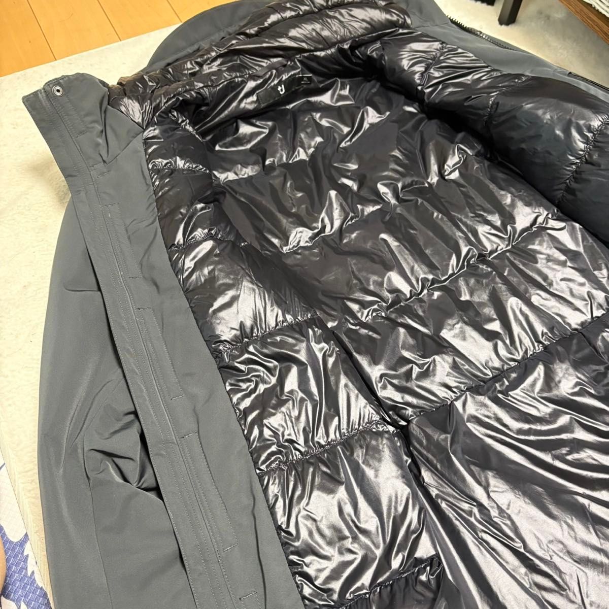 UNIQLO +J ハイブリッドダウンオーバーサイズパーカ XL ダーク