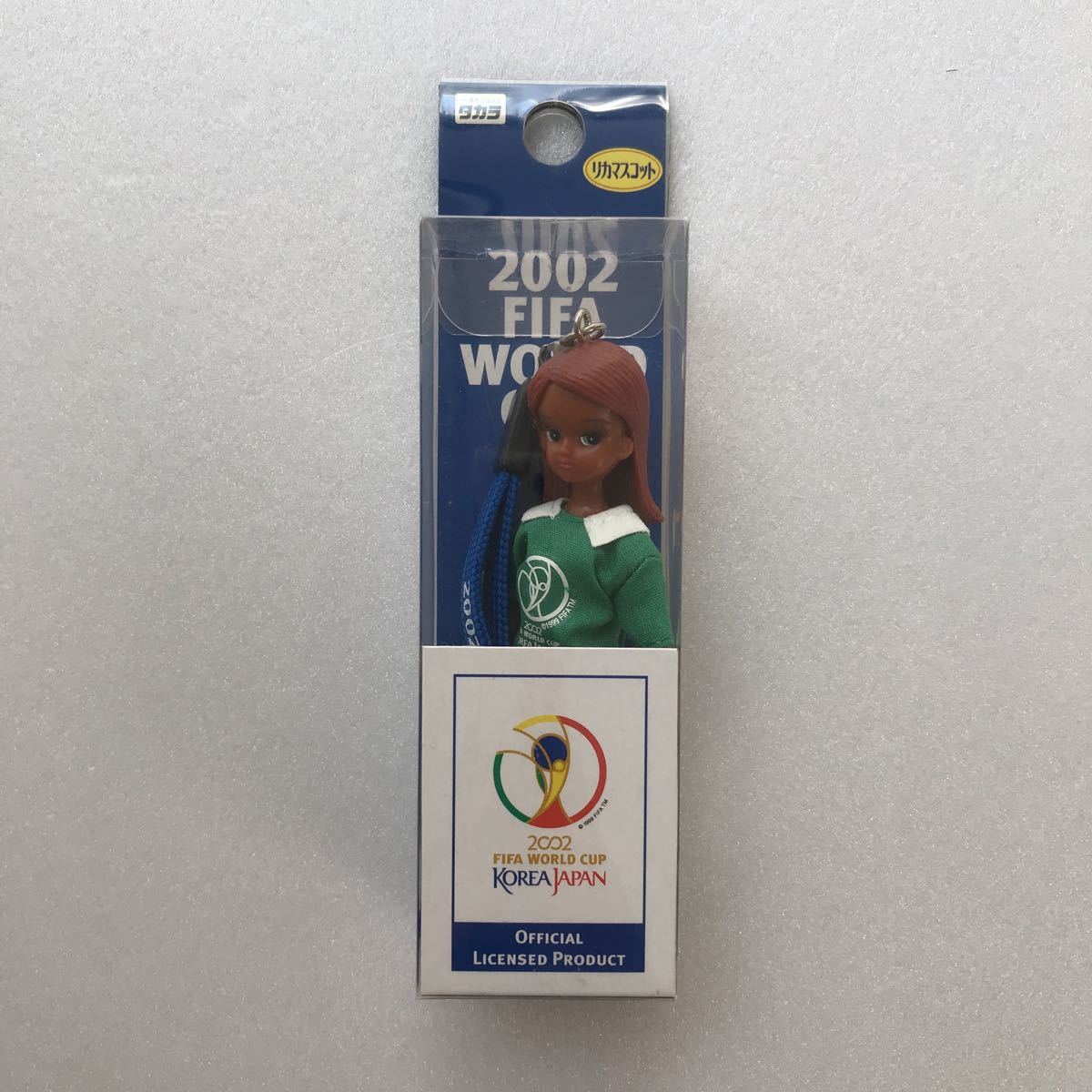 同梱可 即決 送料200円 2002 FIFAワールドカップ リカマスコット（グリーン） 未開封 新品☆リカちゃん 人形 フィギュア サッカー タカラ_画像1