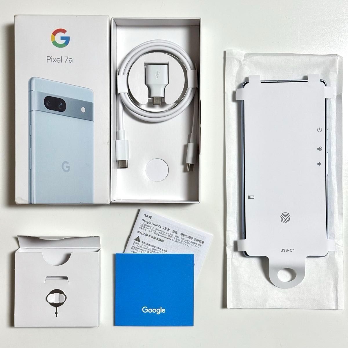 Google Pixel 7a sea 未使用品 未使用】Google Pixel 7a 128GB sea 水色 SIMフリー 一括支払い