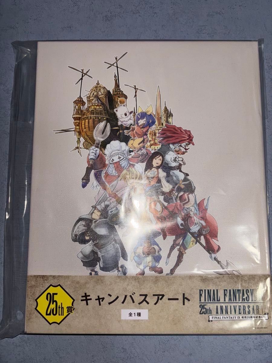 FINAL FANTASY Ⅸ FF9 E、F賞+25th賞 キャンバスアート ファイナルファンタジー9 FF9 発売25周年記念くじ 25th賞
