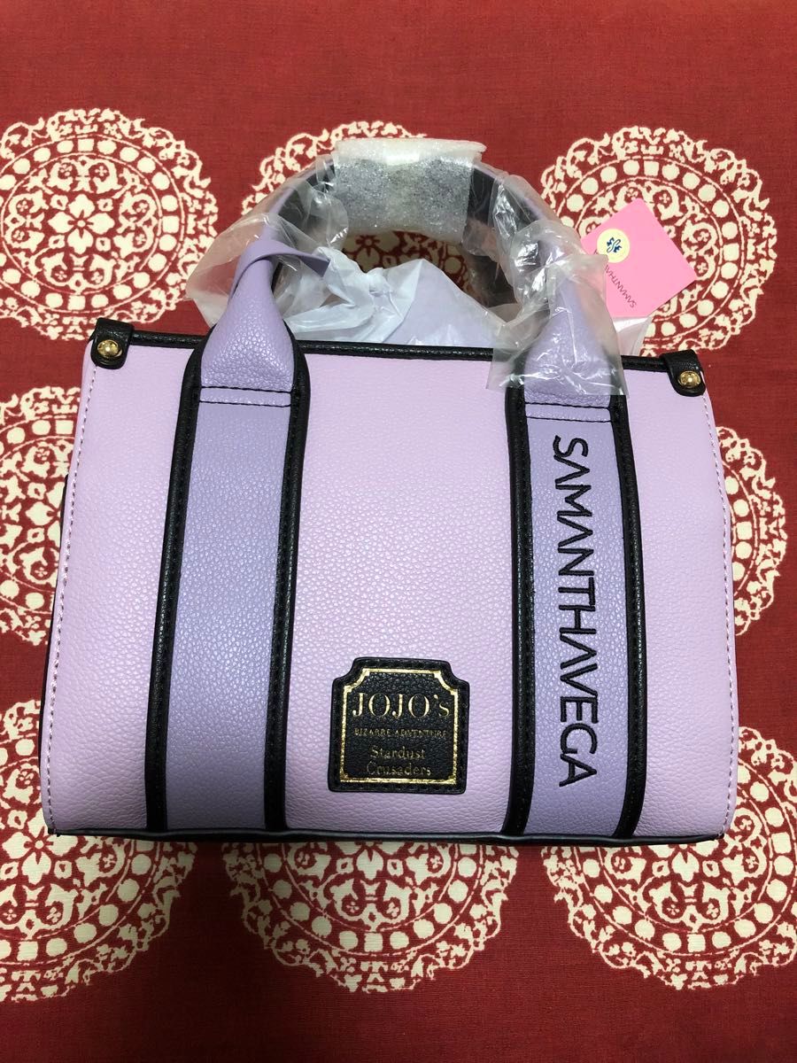 ジョジョの奇妙な冒険 スタープラチナコレクション サマンサベガ ミニハンドバッグ SAMANTHAVEGA ジョジョの奇妙な冒険 ハンドバッグ スター