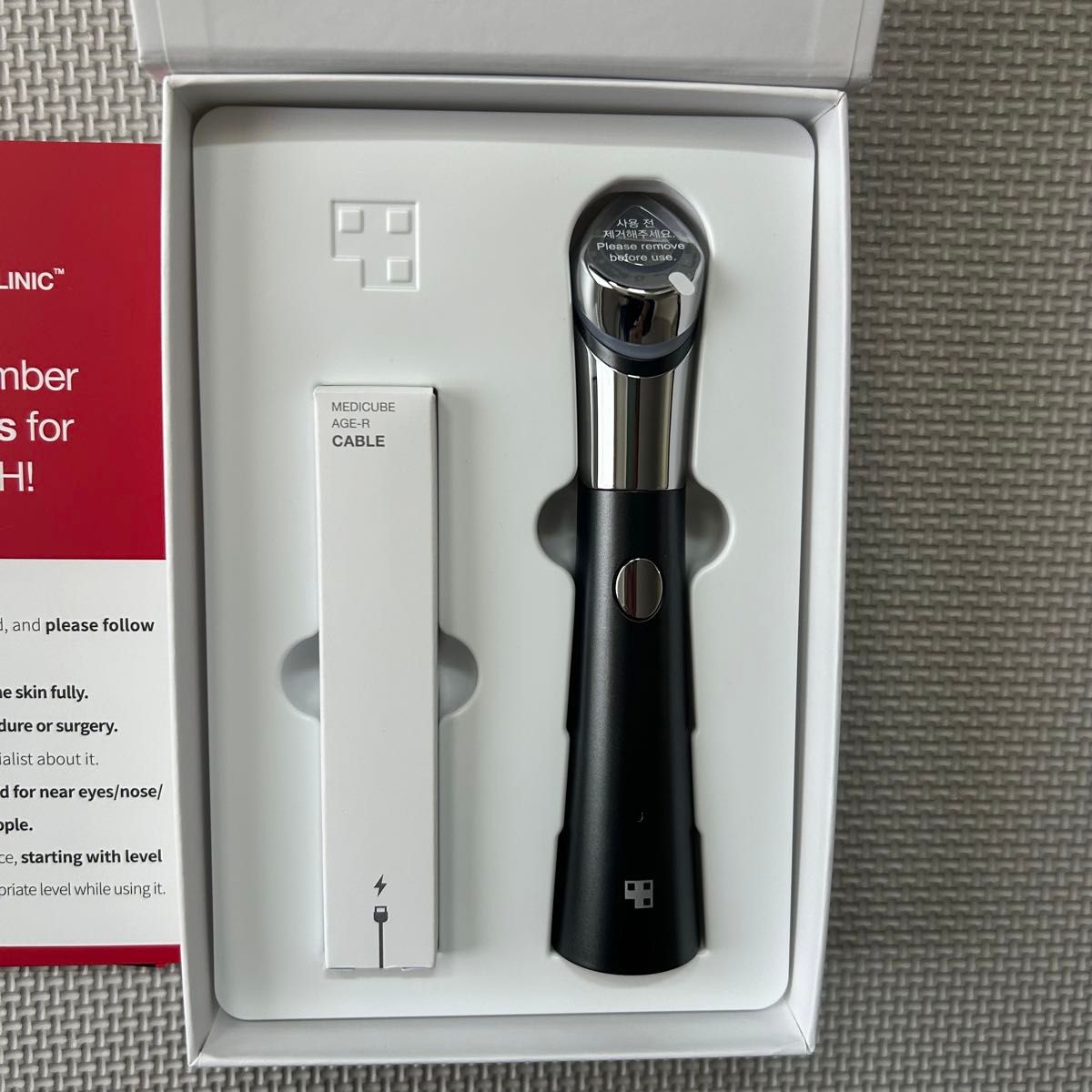 メディキューブ 美顔器 AGE-R スキンブースターショット 新品未開封品 未使用】メディキューブ medicube 美顔器 AGE-R スキン
