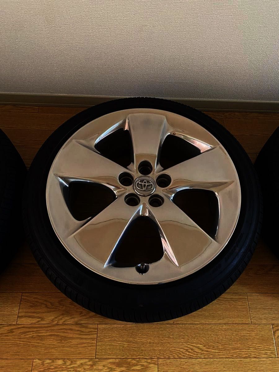 30プリウス純正ホイールポリッシュ加工品 30プリウス 純正ホイールポリッシュ業者加工品 鏡面 ZVW30 S