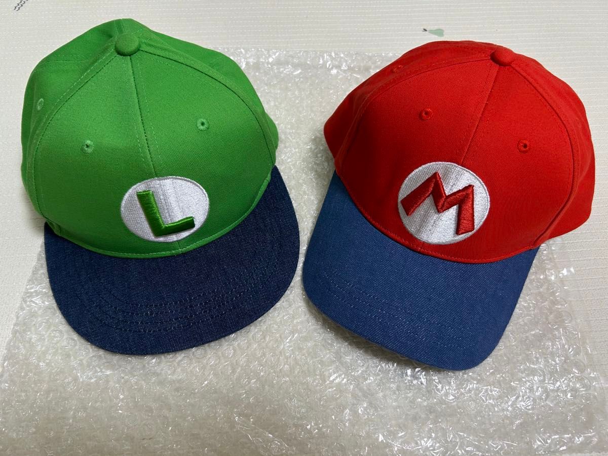 マリオとルイージのキャップセット キャップ USJ マリオ ルイージ 帽子 セット|Yahoo!フリマ(旧